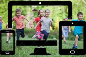 Virtual event fundraising school fun run