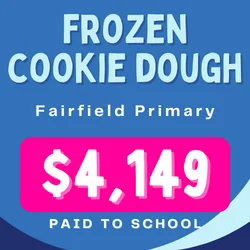 illustration showing fairfield school cookie dough fundraiser profits