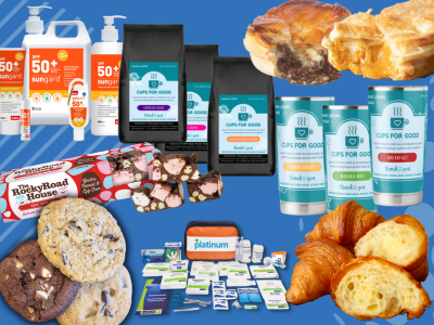 image shows a range of product fundraising ideas for NZ schools, clubs and groups