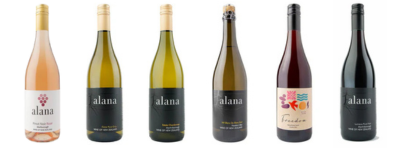 image shows six bottles of wine fundraiser wines