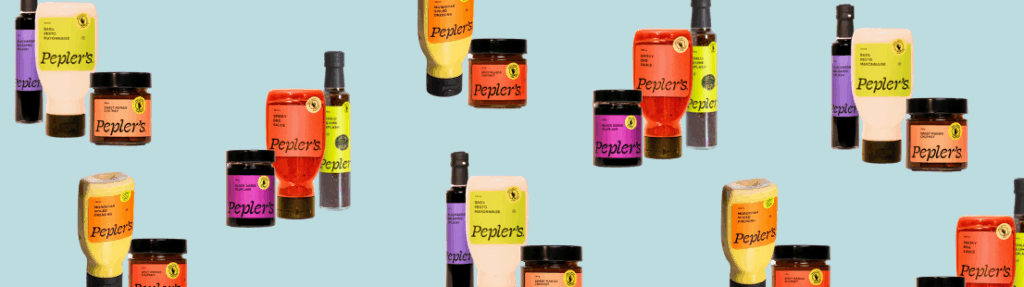 image shows a range of Peplers fundraising products